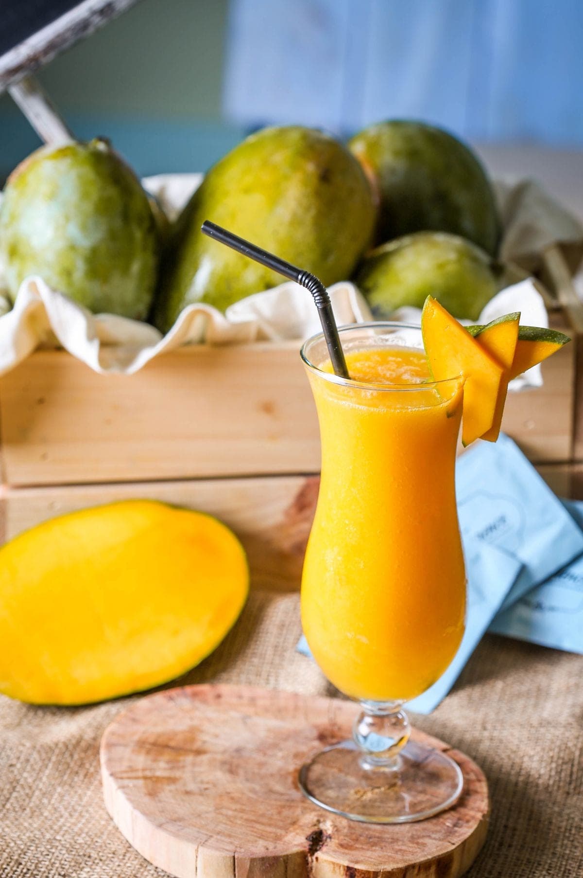 Jugo natural de mango